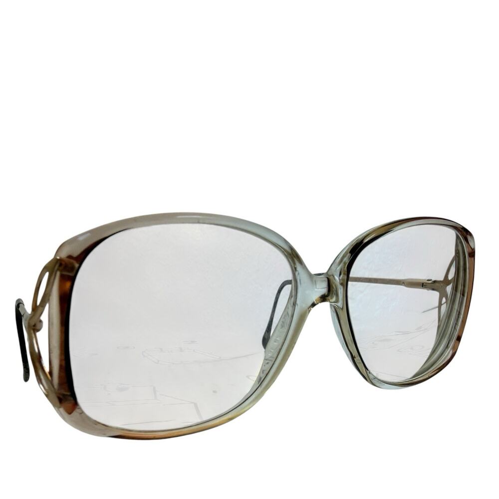 BerDel Sferoflex Rita Eyeglasses Butterfly 130 Frames Brown Cognac Italy - Picture 2 of 8